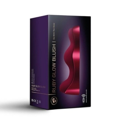 ROCKS- OFF - RUBY GLOW BLUSH VIBRADOR G-SPOT ROJO