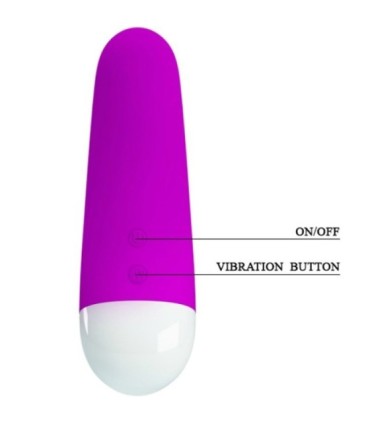 PRETTY LOVE - LUTHER MINI VIBRADOR 30 MODOS VIBRACIÓN
