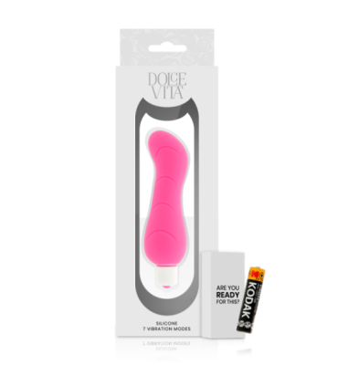 DOLCE VITA - G-SPOT VIBRADOR SILICONA ROSA