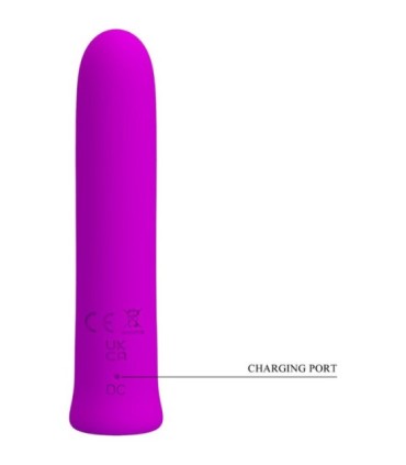 PRETTY LOVE - CURTIS MINI VIBRADOR SUPER POWER 12 VIBRACIONES SILICONA VIOLETA