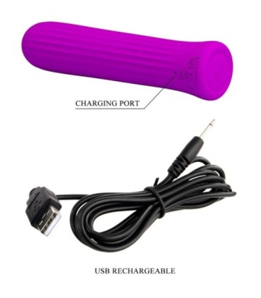 PRETTY LOVE - BLANCHE VIBRADOR ESTIMALADOR ROSA