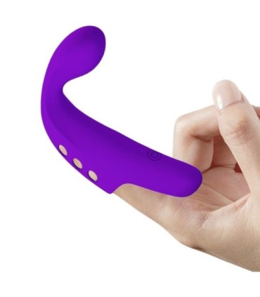 PRETTY LOVE - GORGON VIBRADOR DE DEDO RECARGABLE MORADO