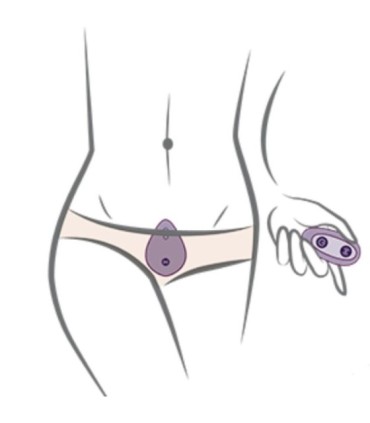 ROCKS- OFF - KNICKERBOCKER GLORY VIBRADOR DISCREET PANTY ROSA