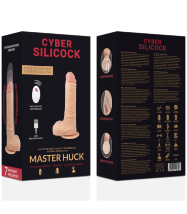 CYBER SILICOCK - REALÍSTICO CONTROL REMOTO MASTER HUCK 20.9 CM -O- 4 CM