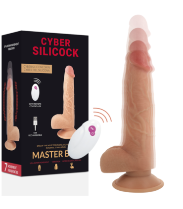 CYBER SILICOCK - REALÍSTICO CONTROL REMOTO MASTER BEN 23.88 CM -O- 4.3 CM