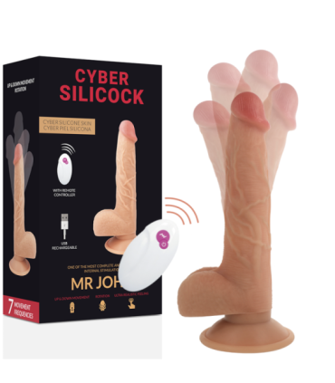CYBER SILICOCK - REALÍSTICO CONTROL REMOTO MR JOHN 23.88 CM -O- 4.3 CM