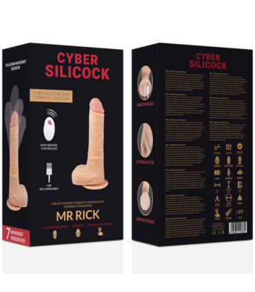 CYBER SILICOCK - REALÍSTICO CONTROL REMOTO MR RICK 20.9 CM -O- 4 CM