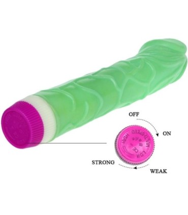 BAILE - WAVES OF PLEASURE VIBRADOR 23 CM VERDE