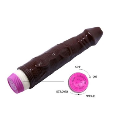 BAILE - WAVES OF PLEASURE VIBRADOR 23 CM MARRÓN