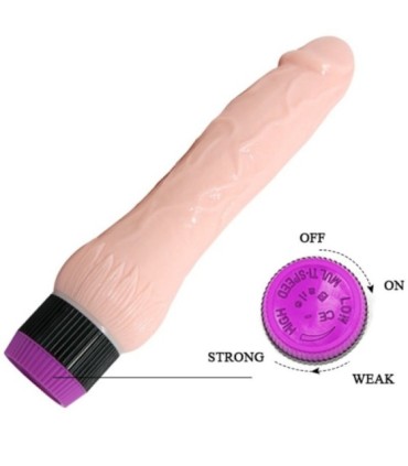 BAILE - ADOUR CLUB VIBRADOR REALÍSTICO BASE ANCHA 22 CM