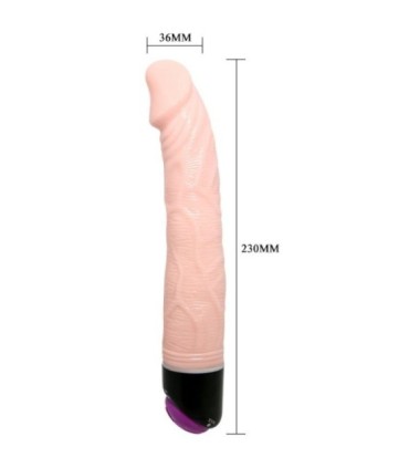 BAILE - ADOUR CLUB VIBRADOR REALÍSTICO 23 CM NATURAL