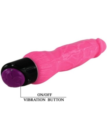 BAILE - COLORFUL SEX VIBRADOR REALÍSTICO ROSA 24 CM