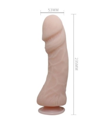 BAILE - THE BIG PENIS DILDO CON VIBRACIÓN NATURAL 23.5 CM