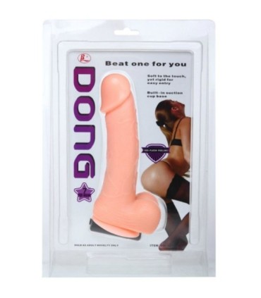 BAILE - DONG DILDO REALÍSTICO VIBRACIÓN Y ROTACIÓN 20 CM