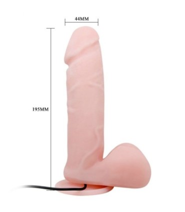 BAILE - VIBRADOR REALÍSTICO OLIVER CON FUNCION ROTACIÓN
