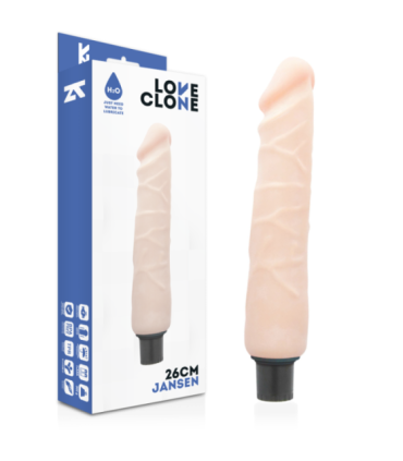 LOVECLONE - JANSEN VIBRADOR REALÍSTICO SELF LUBRICATION 26 CM -O- 4.2 CM