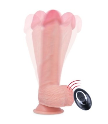 ROCKARMY - APACHE VIBRADOR REALÍSTICO CONTROL REMOTO LIQUID SILICONE 20.5 CM -O- 4.62 CM