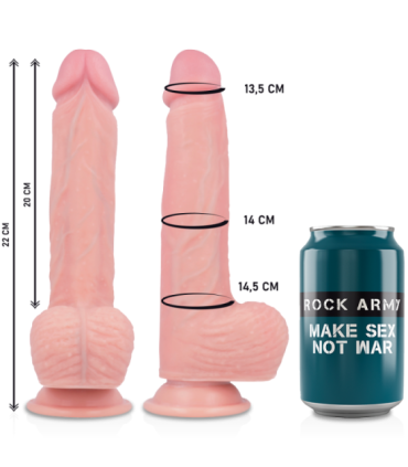 ROCKARMY - HAWK REALÍSTICO ROTADOR Y VIBRADOR 22 CM -O- 4.6 CM