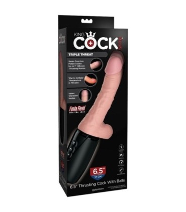 KING COCK - PLUS TRIPLE THREAT NATURAL
