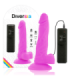 DIVERSIA - DILDO REALÍSTICO FLEXIBLE CON VIBRACIÓN LILA 18 CM -O- 4 CM