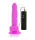 DIVERSIA - DILDO REALÍSTICO FLEXIBLE CON VIBRACIÓN LILA 18 CM -O- 4 CM