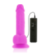 DIVERSIA - DILDO REALÍSTICO FLEXIBLE CON VIBRACIÓN LILA 20.5 CM -O- 4.2 CM