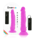 DIVERSIA - DILDO REALÍSTICO FLEXIBLE CON VIBRACIÓN LILA 21 CM -O- 4.9 CM