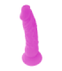 DIVERSIA - DILDO REALÍSTICO FLEXIBLE CON VIBRACIÓN LILA 21 CM -O- 4.9 CM