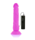 DIVERSIA - DILDO REALÍSTICO FLEXIBLE CON VIBRACIÓN LILA 21 CM -O- 4.9 CM