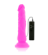 DIVERSIA - DILDO REALÍSTICO FLEXIBLE CON VIBRACIÓN LILA 21 CM -O- 4.9 CM