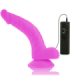DIVERSIA - DILDO REALÍSTICO FLEXIBLE CON VIBRACIÓN LILA 21.5 CM -O- 4.5 CM