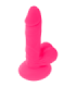 DIVERSIA - DILDO REALÍSTICO FLEXIBLE CON VIBRACIÓN ROSA 17 CM -O- 3.3 CM