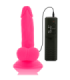DIVERSIA - DILDO REALÍSTICO FLEXIBLE CON VIBRACIÓN ROSA 17 CM -O- 3.3 CM