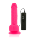 DIVERSIA - DILDO REALÍSTICO FLEXIBLE CON VIBRACIÓN ROSA 20.5 CM -O- 4.2 CM