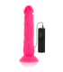 DIVERSIA - DILDO REALÍSTICO FLEXIBLE CON VIBRACIÓN ROSA 21 CM -O- 4.9 CM