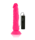 DIVERSIA - DILDO REALÍSTICO FLEXIBLE CON VIBRACIÓN ROSA 21 CM -O- 4.9 CM
