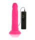 DIVERSIA - DILDO REALÍSTICO FLEXIBLE CON VIBRACIÓN ROSA 23 CM -O- 4.3 CM