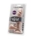 GET REAL - DILDO 18 CM CON TESTÍCULOS VIBRADOR NATURAL