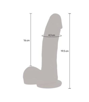 GET REAL - DILDO EMPUJE MAGNÉTICO PULSANTE NATURAL