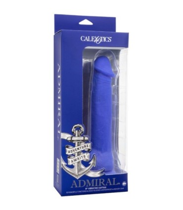 CALEXOTICS - ADMIRAL CAPTAIN DILDO REALÍSTICO VIBRADOR AZUL