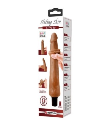 PRETTY LOVE - ALFREDO VIBRADOR REALÍSTICO 21.5 CM -O- 4 CM