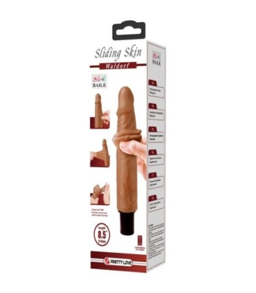 PRETTY LOVE - WALDORF VIBRADOR REALÍSTICO 18 CM -O- 4 CM