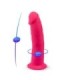 SILEXD - PENE REALÍSTICO MODELO 2 ROSA + CONTROL REMOTO LRS 17 CM