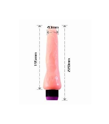 BAILE - VIBRADOR REALÍSTICO 19.5 CM