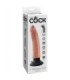 KING COCK - DILDO VIBRADOR 17.78 CM NATURAL