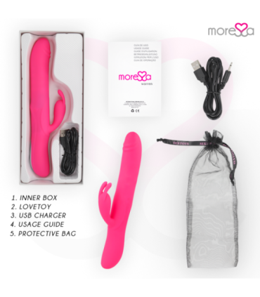 MORESSA - WARREN IMPULSOR OSCILANTE Y POTENTE VIBRACIÓN PREMIUM SILICONA RECARGABLE