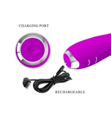 PRETTY LOVE - MOLLY VIBRADOR CON ROTACION RECARGABLE
