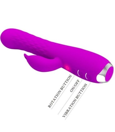 PRETTY LOVE - MOLLY VIBRADOR CON ROTACION RECARGABLE