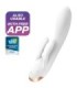 SATISFYER - DOUBLE FLEX VIBRADOR APP BLANCO