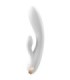 SATISFYER - DOUBLE FLEX VIBRADOR APP BLANCO